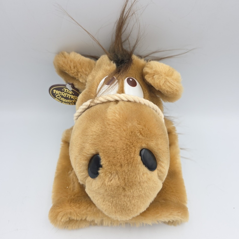 Vintage Horse Hand Puppet Plush Heritage Collection Ganz Bros 1988 RARE